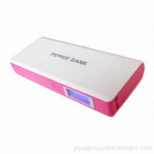 15,000mAh Power Bank with 5V/2.1A Output and Flashlight